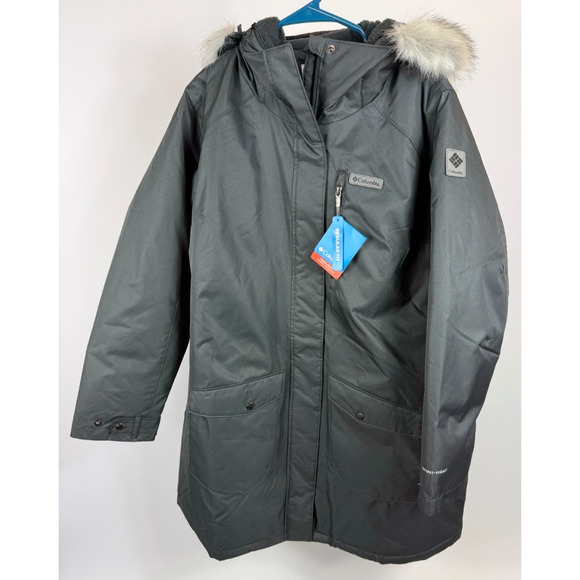 Columbia Jackets & Blazers - Columbia Women's Jacket Plus Size 1X Suttle Mountain Insulated Coat Black NWT